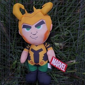 Marvel Loki Plush - Yellow, Green, and Black